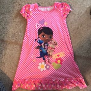 Little girls Disney store Doc Mcstuffins nightgown